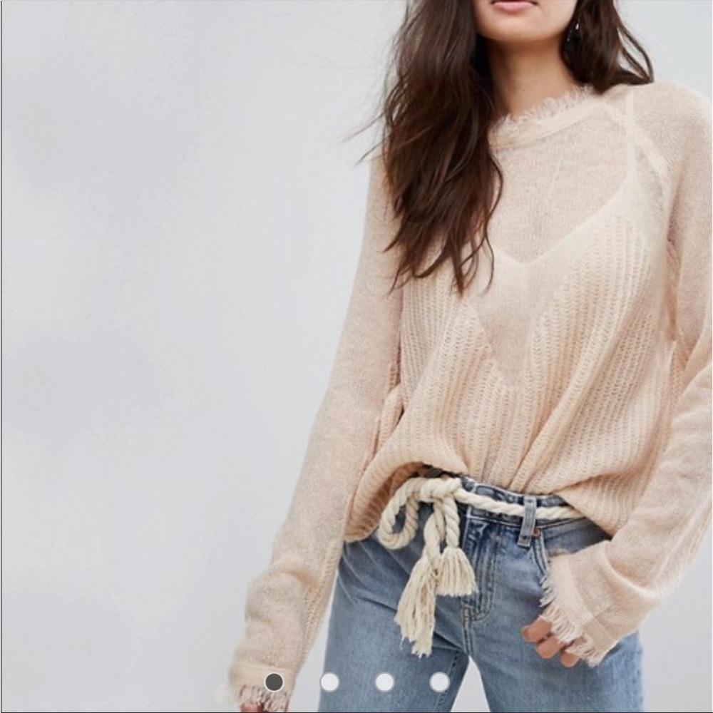 Moon river sheer sweater